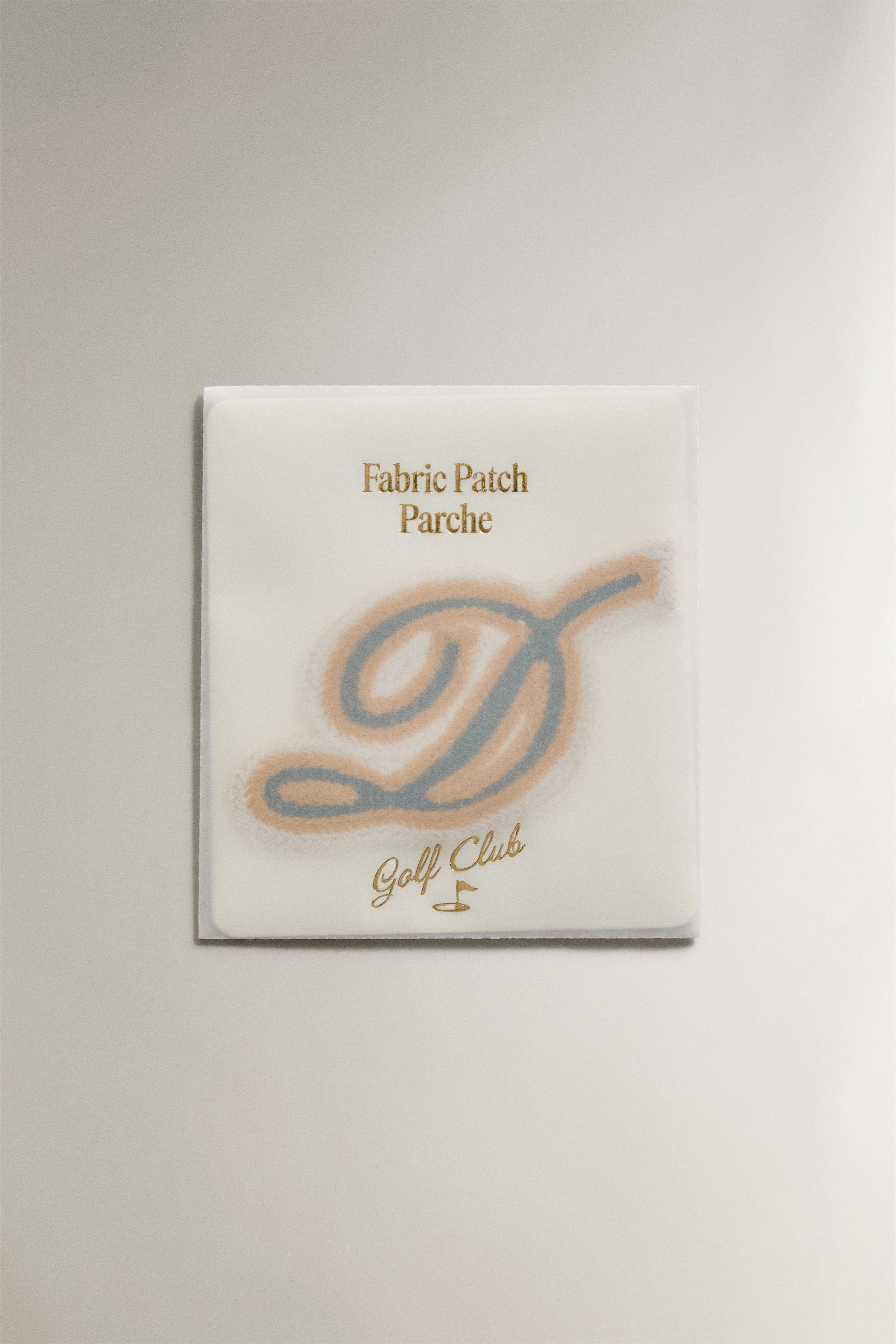COTTON LETTER D PATCH